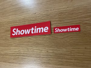 showtimeステッカー